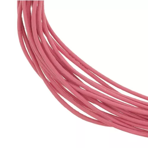 Leather cord 1mm Rose Fuchsia x 2.95m