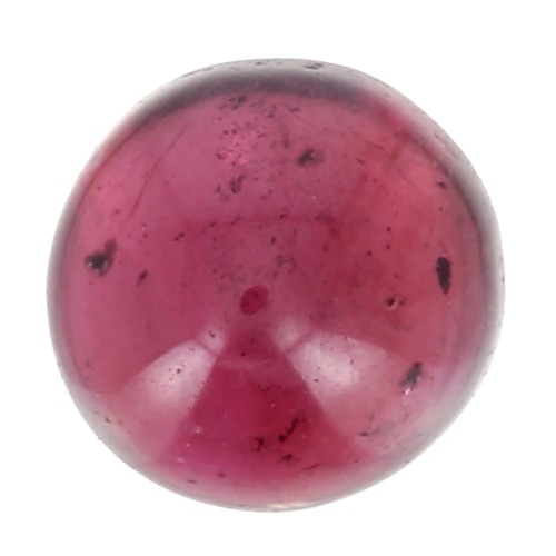 5mm Gemstone round Cabochon - Garnet x1