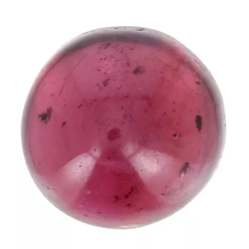 5mm Gemstone round Cabochon - Garnet x1