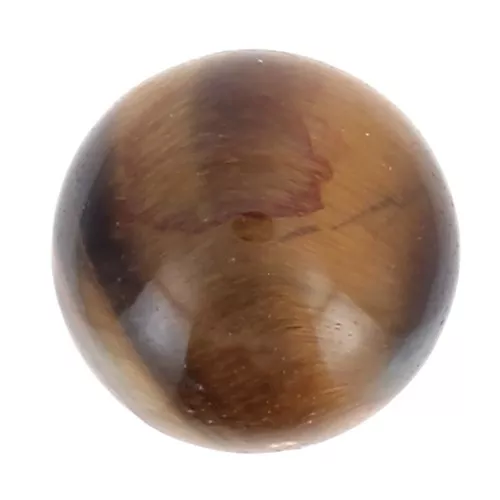 5mm Gemstone round Cabochon - Tiger Eye x1