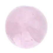 5mm Gemstone round Cabochon - Rose Quartz x1