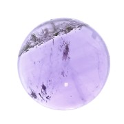 5mm Gemstone round Cabochon - Amethyst x1
