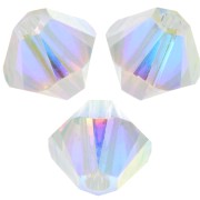PureCrystal 5328 Crystal Bicones 4mm Crystal AB2X x50|raw }}