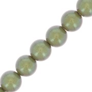 4mm Preciosa Pearls - Round Maxima - Pearlescent Khaki x30|raw }}