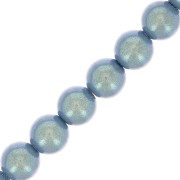 4mm Preciosa Pearls - Round Maxima - Pearlescent Blue x30
