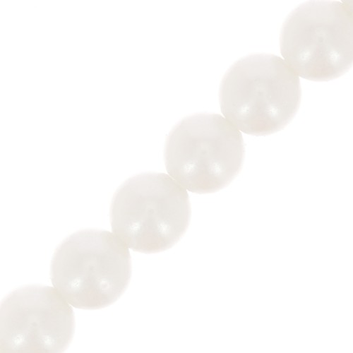 4mm Preciosa Pearls - Round Maxima - Pearlescent White x30