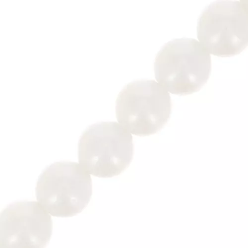 4mm Preciosa Pearls - Round Maxima - Pearlescent White x30
