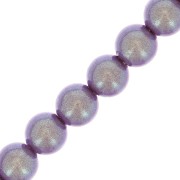 4mm Preciosa Pearls - Round Maxima - Pearlescent Violet x30