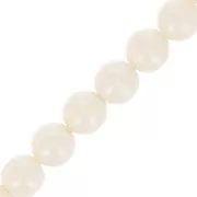 4mm Preciosa Pearls - Round Maxima - Pearlescent Cream x30