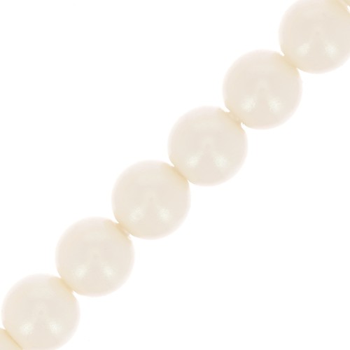 4mm Preciosa Pearls - Round Maxima - Pearlescent Cream x30