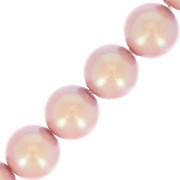 8mm Preciosa Pearls - Round Maxima - Pearlescent Pink x10