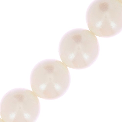 10mm Preciosa Pearls - Round Maxima - Pearlescent Cream x5