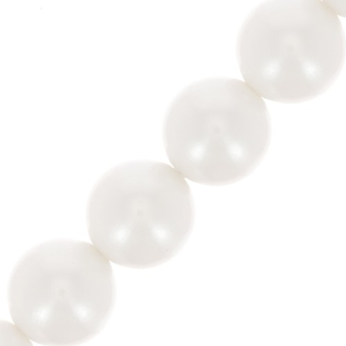 10mm Preciosa Pearls - Round Maxima - Pearlescent White x5
