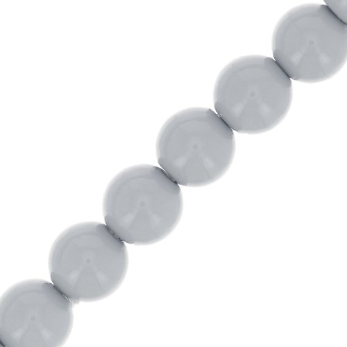 4mm Preciosa Pearls - Round Maxima - Ceramic Grey x30