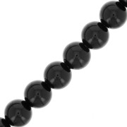 6mm Preciosa Pearls - Round Maxima - Magic Black x20|raw }}