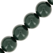 8mm Preciosa Pearls - Round Maxima - Malachite x10|raw }}