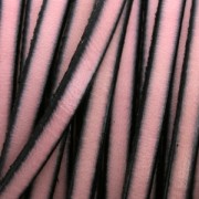 Leather lace 5x2mm Mauve x30cm