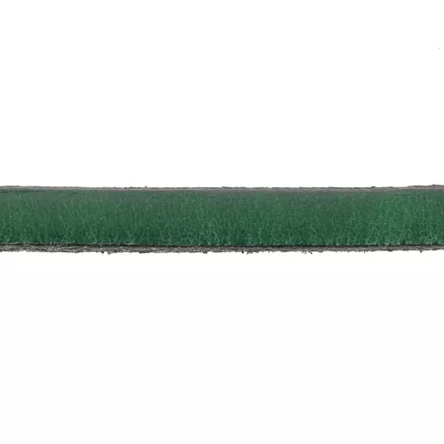 Leather lace 5x2mm Dark Green x30cm