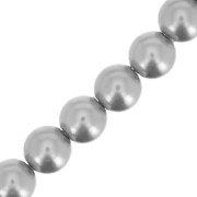 4mm Preciosa Pearls - Round Maxima - Pearl Effect Light Grey x30|raw }}