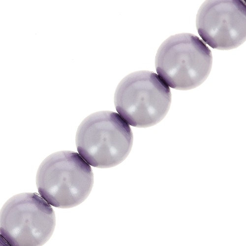 4mm Preciosa Pearls - Round Maxima - Pearl Effect Lavender x30