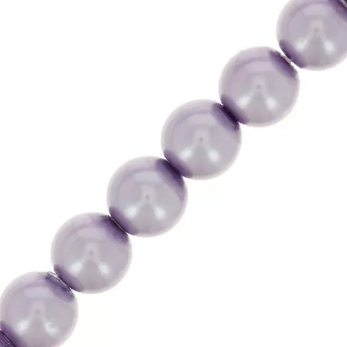 4mm Preciosa Pearls - Round Maxima - Pearl Effect Lavender x30