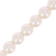 4mm Preciosa Pearls - Round Maxima - Pearl Effect Light Creamrose x30