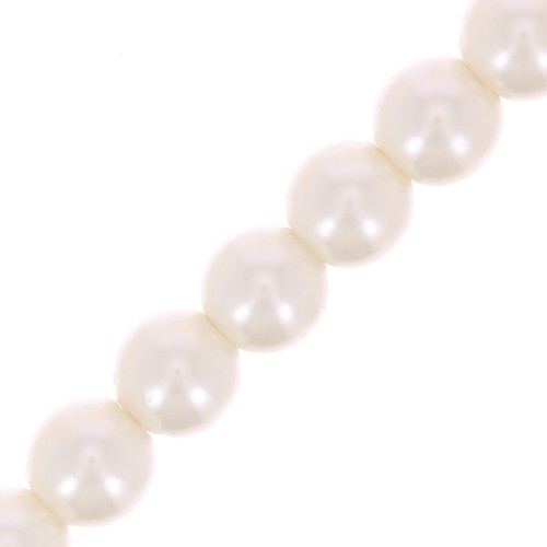 4mm Preciosa Pearls - Round Maxima - Pearl Effect Light Creamrose x30