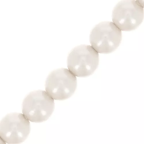 4mm Preciosa Pearls - Round Maxima - Pearl Effect White x30