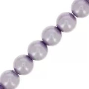 5mm Preciosa Pearls - Round Maxima - Pearl Effect Lavender x25