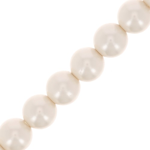 6mm Preciosa Pearls - Round Maxima - Pearl Effect Creamrose x20