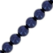 6mm Preciosa Pearls - Round Maxima - Pearl Effect Dark Blue x20|raw }}