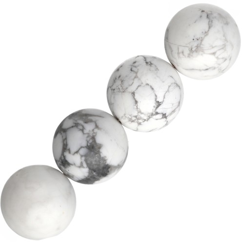 Bead Round Bead Howlite 12 mm x1