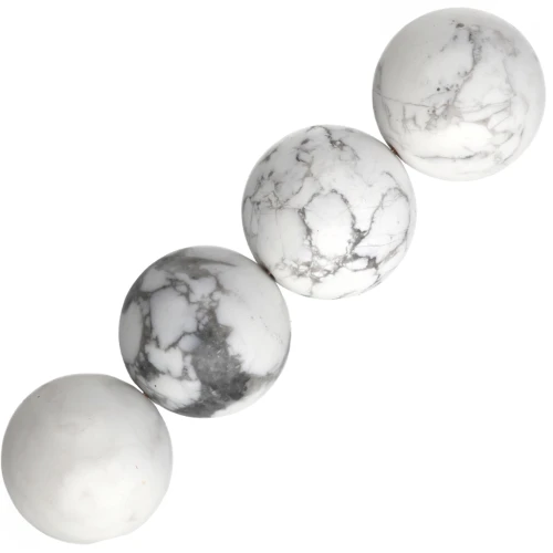 Bead Round Bead Howlite 12 mm x1