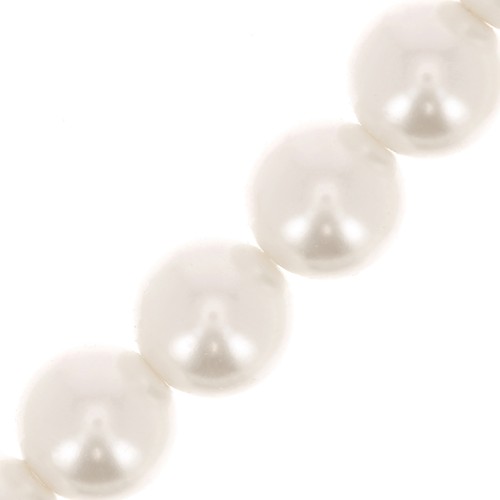 8mm Preciosa Pearls - Round Maxima - Pearl Effect Light Creamrose x10