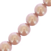 4mm Preciosa Pearls - Round Maxima - Pearlescent Pink x30|raw }}