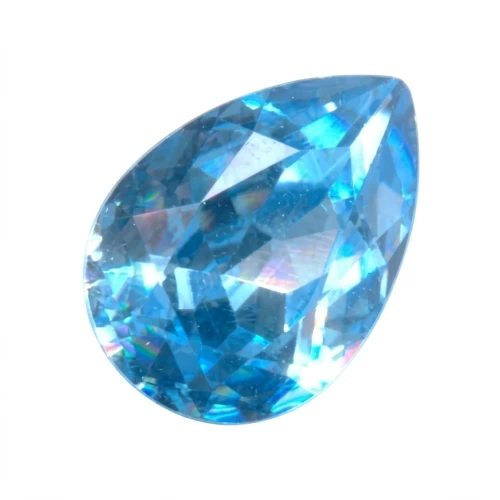 PureCrystal 4320 Pear Fancy Stone 14x10mm Aquamarine