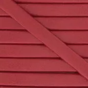 3mm Double sided lace of composition leather - Red x1m