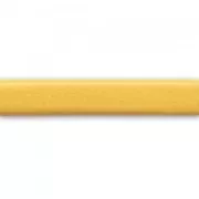 3mm Double sided lace of composition leather - Yellow x1m