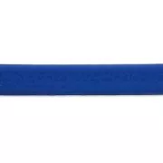 3mm Double sided lace of composition leather - Blue x1m