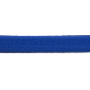 3mm Double sided lace of composition leather - Blue x1m