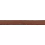 3mm Double sided lace of composition leather - Brown x1m