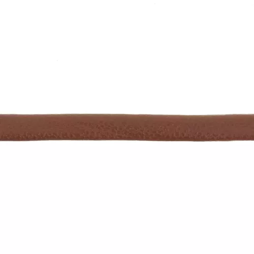 3mm Double sided lace of composition leather - Brown x1m