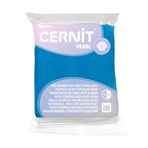 Cernit Pearl Clay - Blue (n°200) 56gr x1