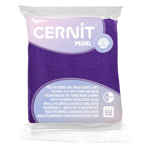 Cernit Pearl Clay - Purple (n°900) 56gr x1