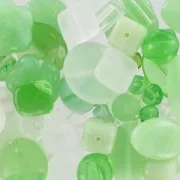 Czech glass beads assortment Mojito x50g