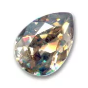 PureCrystal 4320 Pear Fancy Stone 14x10mm Crystal Golden Shadow