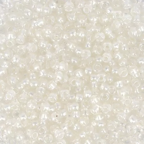 Preciosa Seed Beads 11/0 2 mm - Pearl Pastel Lining - Ivory x20g