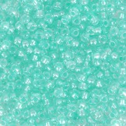 Preciosa Seed beads 11/0 2 mm - Pearl Pastel Lining - Green x20g|raw }}