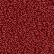 Miyuki Seed beads 15/0 2040 - Mat Metallic Brick Red x8g|raw }}