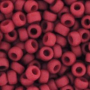 Miyuki Seed beads 15/0 2040 - Mat Metallic Brick Red x8g